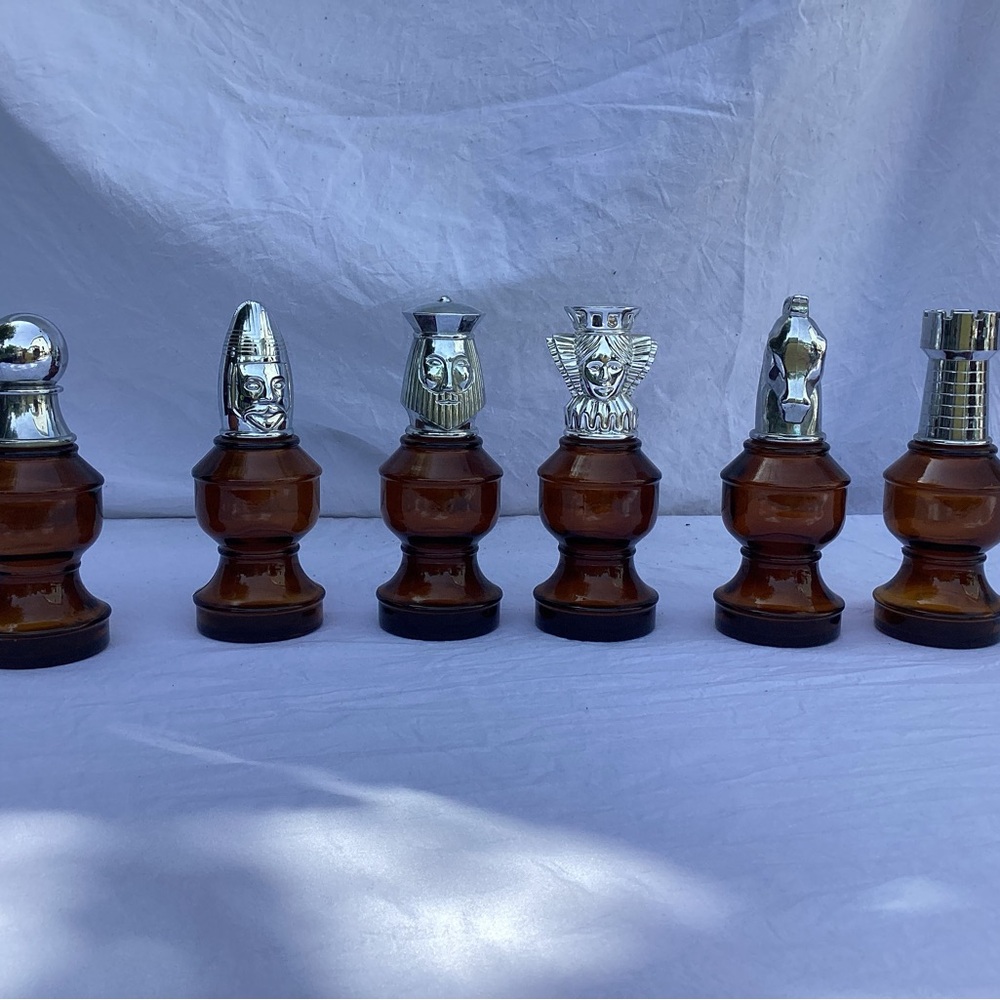 Avon Silver and Brown Decor Accents with Classic Design
